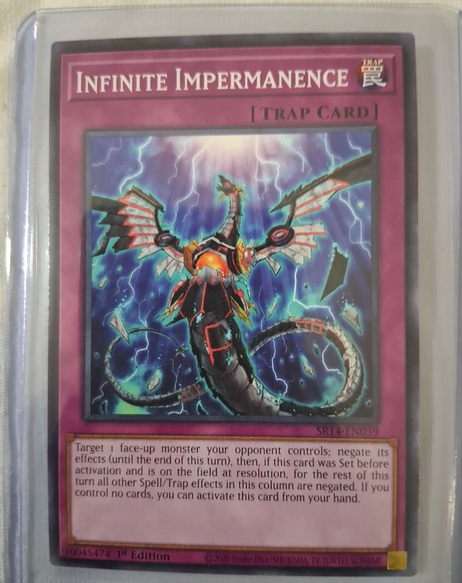Infinite Impermanence SR14-EN039 Structure Deck: Fire Kings 1st Edition — front