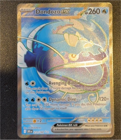 2023 Pokémon SV10-Destined Rivals #211/182 Dondozo ex — front