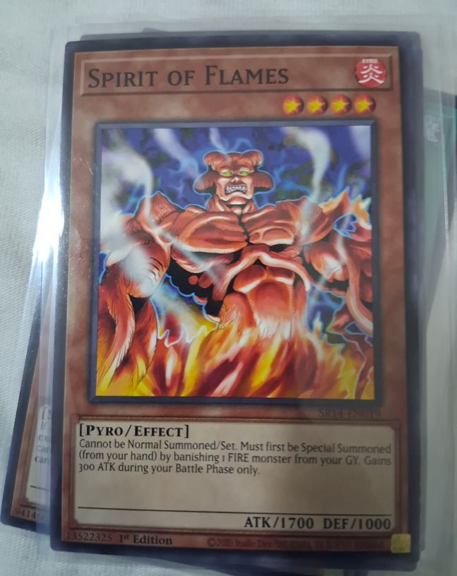 Yu-Gi-Oh! Labyrinth of Nightmare #LON-067 Spirit of Flames — front