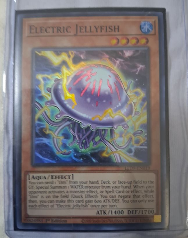 Yu-Gi-Oh! Legendary Duelists: Duels from the Deep LED9-EN019 Electric Jellyfish — front