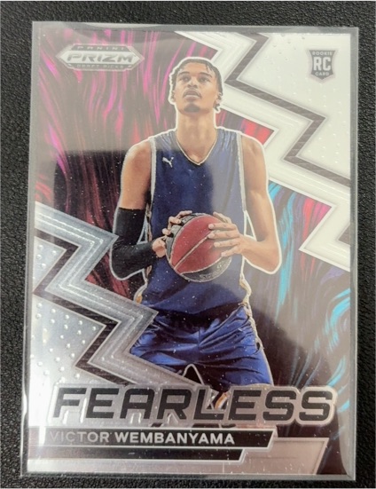 2023 Panini Prizm Draft Picks #1 Victor Wembanyama Fearless Rookie — front