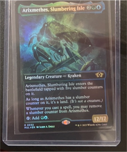 2023 Magic: The Gathering #003 Arixmethes, Slumbering Isle — front