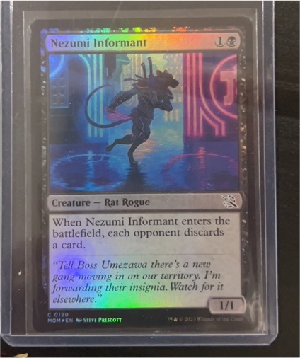 2023 Magic: The Gathering #120 Nezumi Informant — front