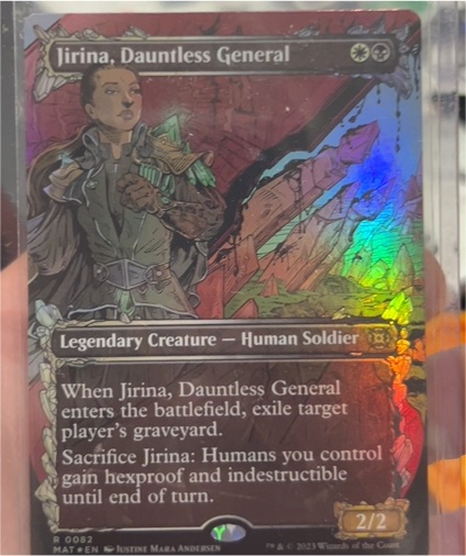 2023 Magic: The Gathering #82 Jirina, Dauntless General — front