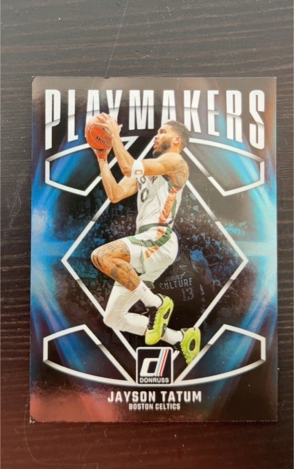 2024-25 Donruss #13 Jayson Tatum Playmakers — front