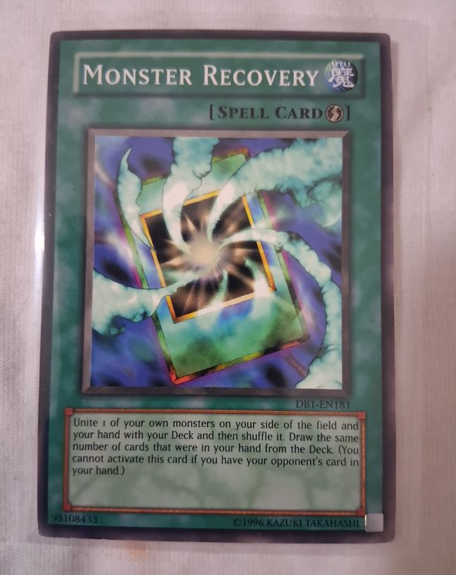 Yu-Gi-Oh! Dark Beginnings 1 DB1-EN181 Monster Recovery — front