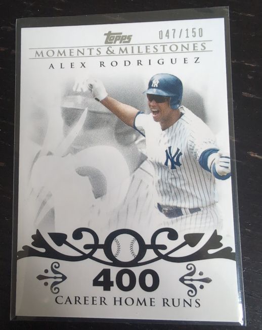 2008 Topps Moments & Milestones #1 Alex Rodriguez — front