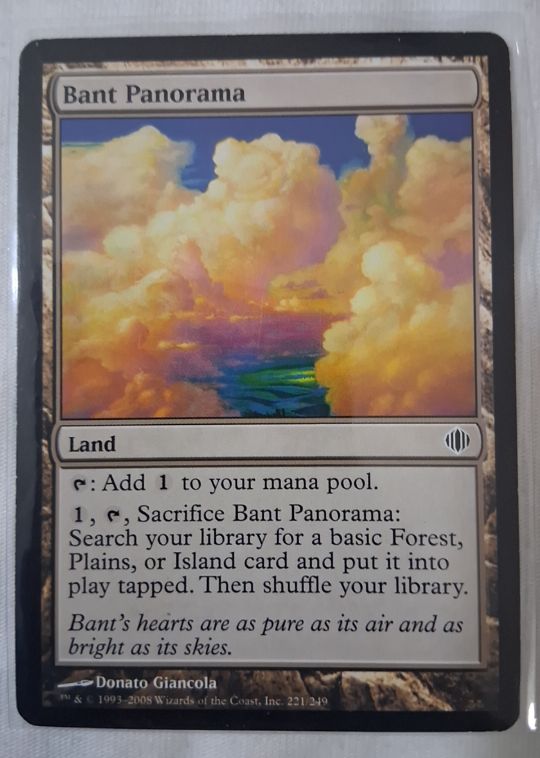 2008 Magic: The Gathering #221 Bant Panorama — front