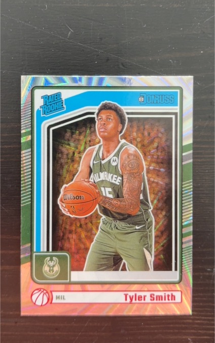 2024-25 Panini Donruss #212 Tyler Smith Rated Rookie Milwaukee Bucks — front