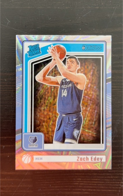 2024-25 Donruss #239 Zach Edey Rated Rookie — front
