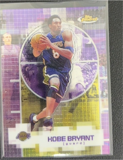 2000-01 Topps Finest #8 Kobe Bryant — front