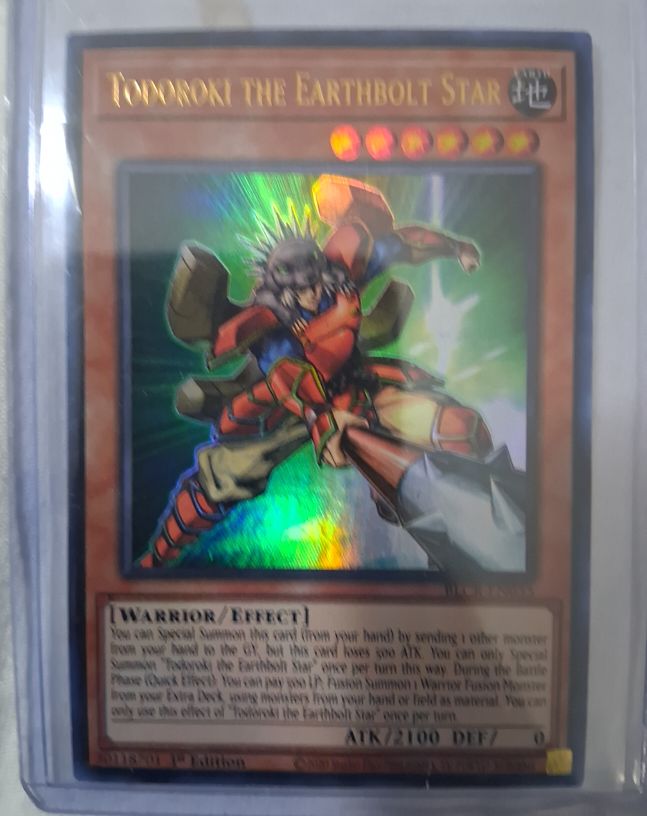 Yu-Gi-Oh! BLCR-EN035 Todoroki the Earthbolt Star — front