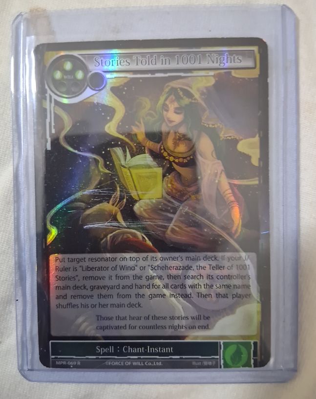 2023 Force of Will MPR-069 Scheherazade, the Teller of 1001 Stories — front