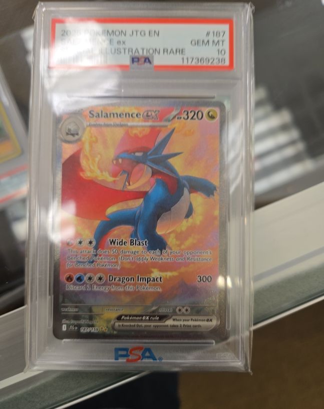 2025 Pokémon Journey Together #187 Salamence EX Special Illustration Rare — front