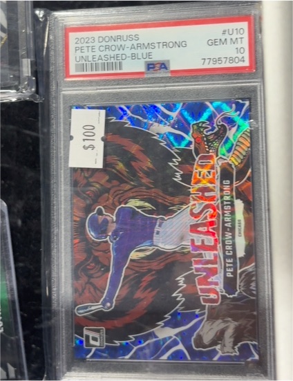 2023 Donruss #U10 Pete Crow-Armstrong Unleashed Blue — front
