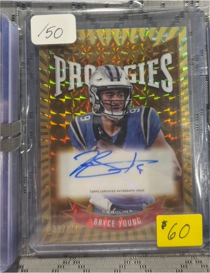 2024 Topps Finest Prodigies Autographs #P-BY Bryce Young — front