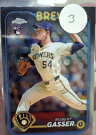 2024 Topps Chrome Update #US119 Robert Gasser — front