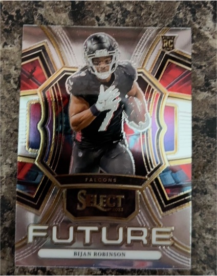 2023 Panini Select #FUT-BRO Bijan Robinson Select Future RC — front