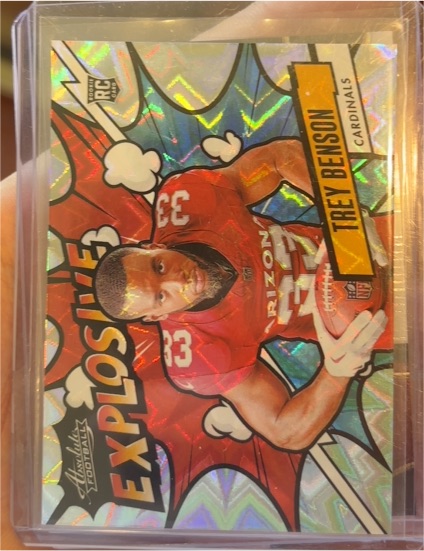 2024 Panini Absolute Explosive #EX-TBN Trey Benson — front
