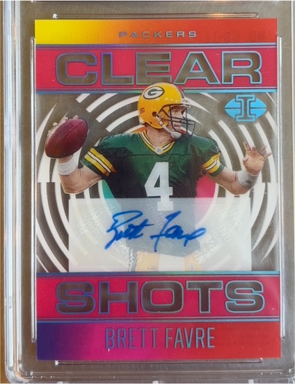 2021 Panini Illusions Clear Shots #CS-11 Brett Favre — front