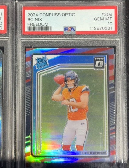 2024 Donruss Optic #209 Bo Nix — front