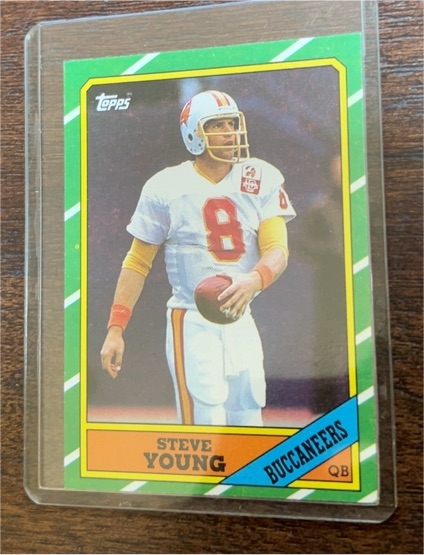 1986 Topps #374 Steve Young — front