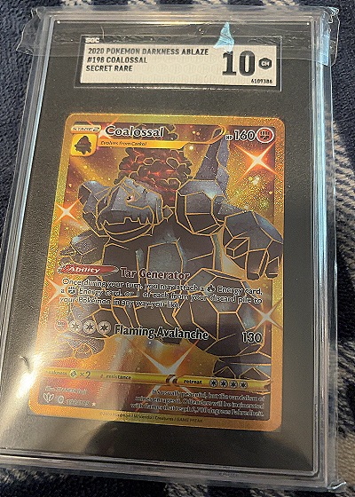 2020 Pokémon Darkness Ablaze #198 Coalossal — front