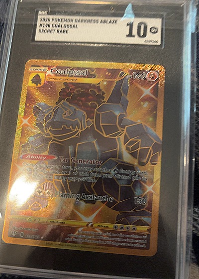 2020 Pokémon Darkness Ablaze #198/189 Coalossal — front