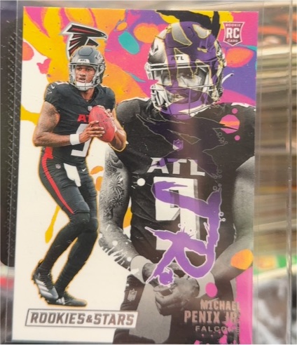 2024 Panini Rookies & Stars #RE-MPJ Michael Penix Jr Rookie Exclusive — front