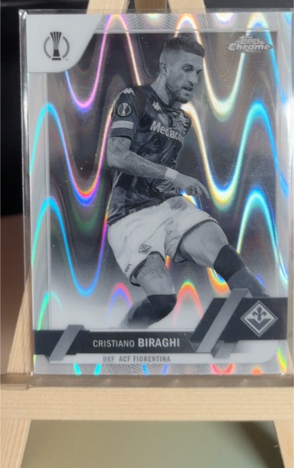 2023 Topps Chrome UEFA #89 Cristiano Biraghi — front