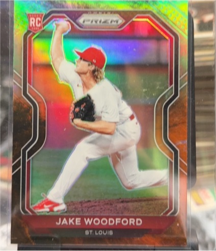 2021 Panini Prizm #101 Jake Woodford — front