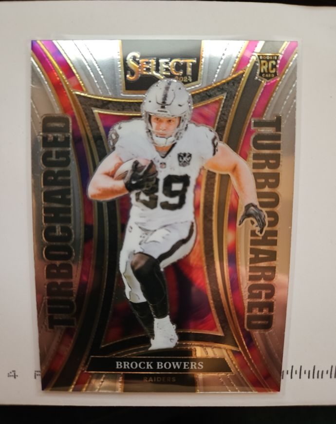 2024 Panini Select #6 Brock Bowers Turbocharged — front
