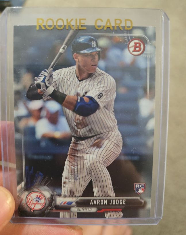 2017 Bowman #32 Aaron Judge Rookie Card — front