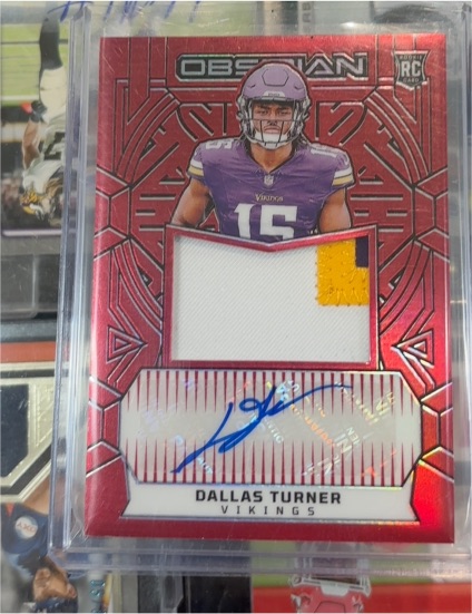2024 Panini Obsidian #RJJ-DTU Dallas Turner — front