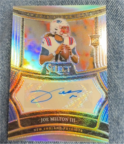 2024 Panini Select Rookie Signatures #RSP-JMN Joe Milton III — front