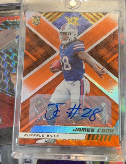 2022 Panini XR #X James Cook — front