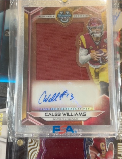 2023 Topps Bowman Best #JRA-CW Caleb Williams — front