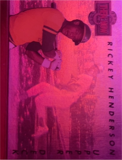 1990 Fleer Ultra #U-7 Rickey Henderson — front