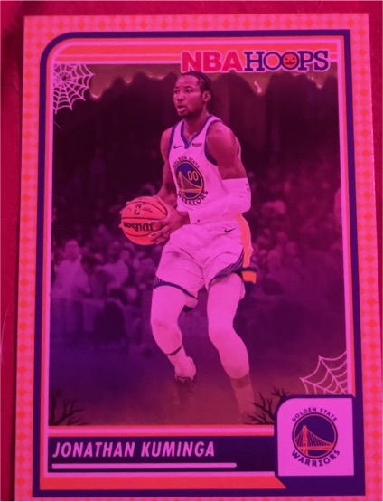 2023-24 Panini Hoops Haunted Hoops Orange #231 Jonathan Kuminga — front