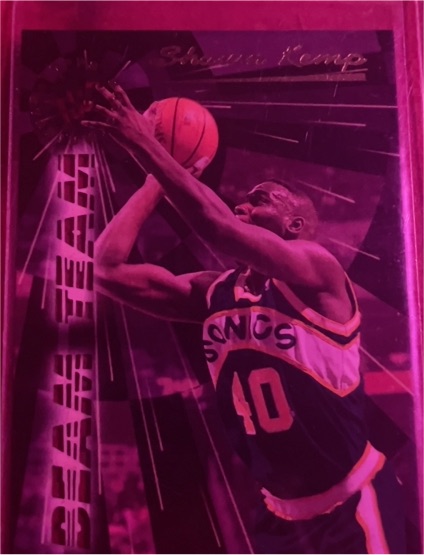 1995-96 Topps Stadium Club Beam Team #BT7 Shawn Kemp — front