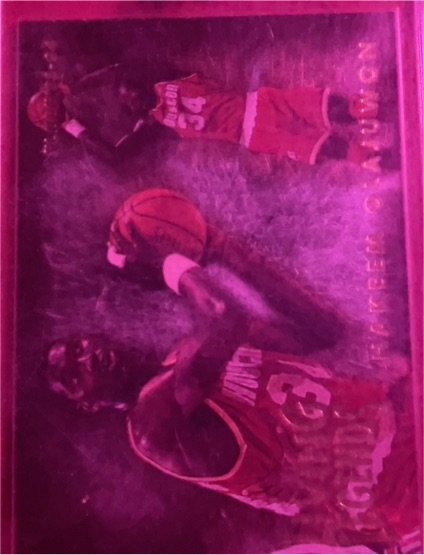 1993-94 Fleer Living Legends #5 Hakeem Olajuwon Rockets — front