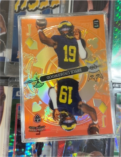 2024 Wild Card 5 Card Draw Stacked Deck #1/1 Bryce Underwood — front