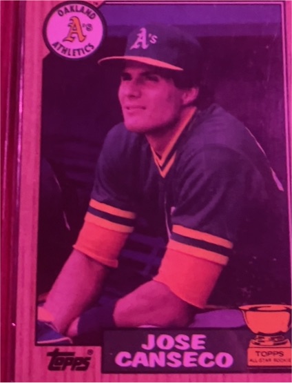 1983 Topps #440 Jose Canseco — front