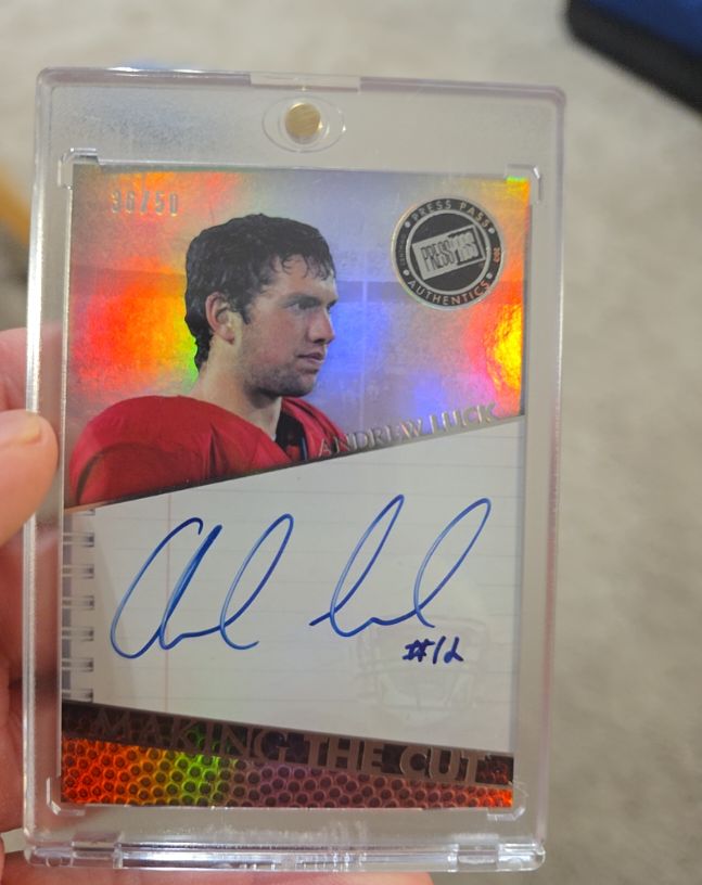 2012 Press Pass Making the Cut #MTC-AL Andrew Luck — front