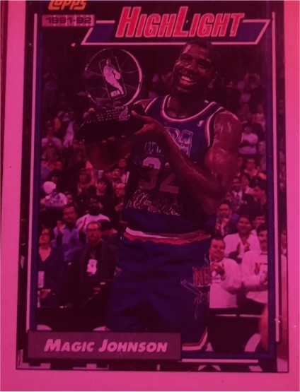 1992 Topps #2 Magic Johnson — front