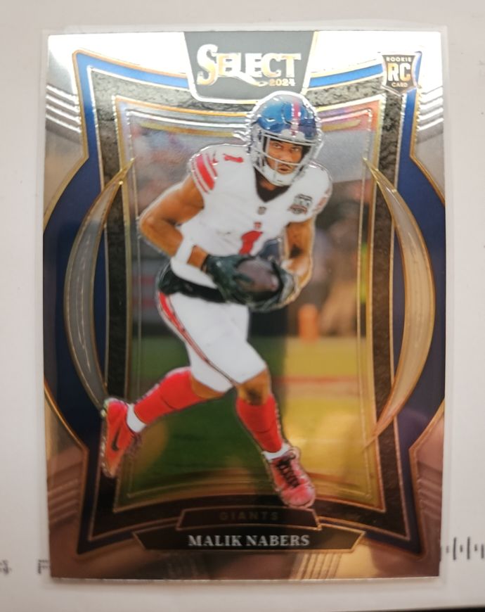 2024 Panini Select #29 Malik Nabers Rookie Concourse — front