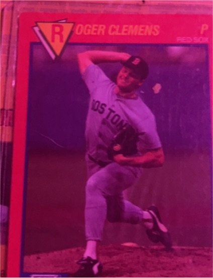 1989 Score Baseball's 100 Hottest Players #90 Roger Clemens — front
