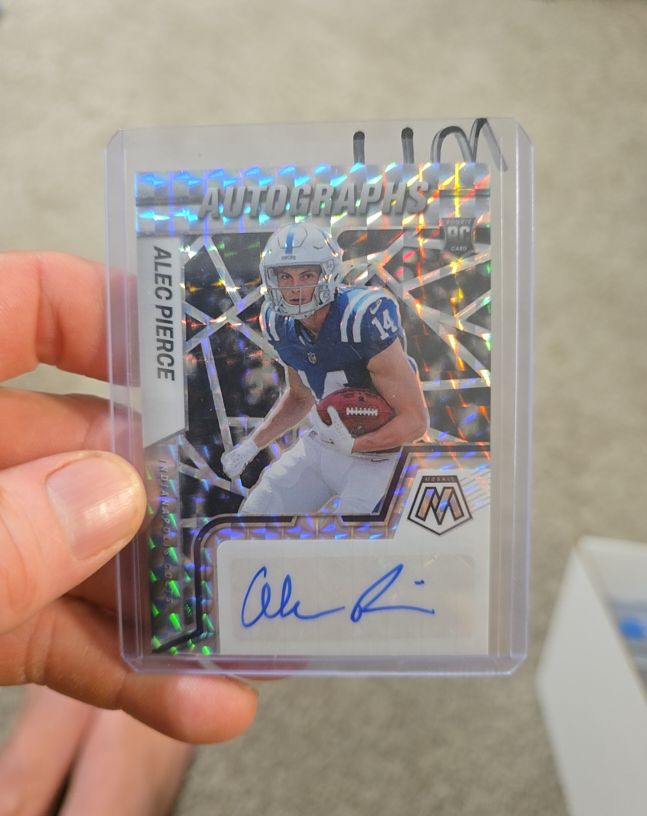 2022 Panini Mosaic #RAM-AP Alec Pierce — front