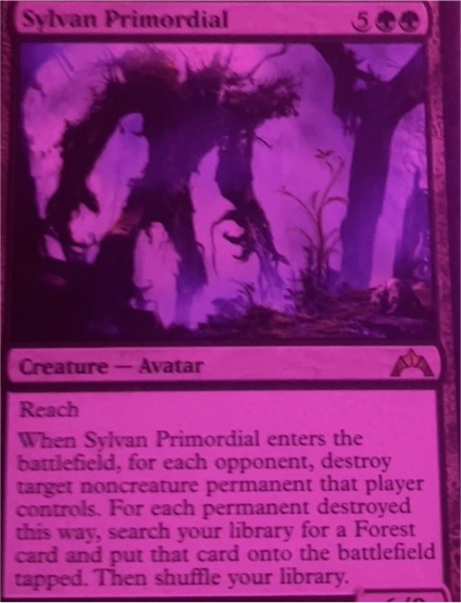 MTG Magic the Gathering Sylvan Primordial (136/257) Gatecrash — front