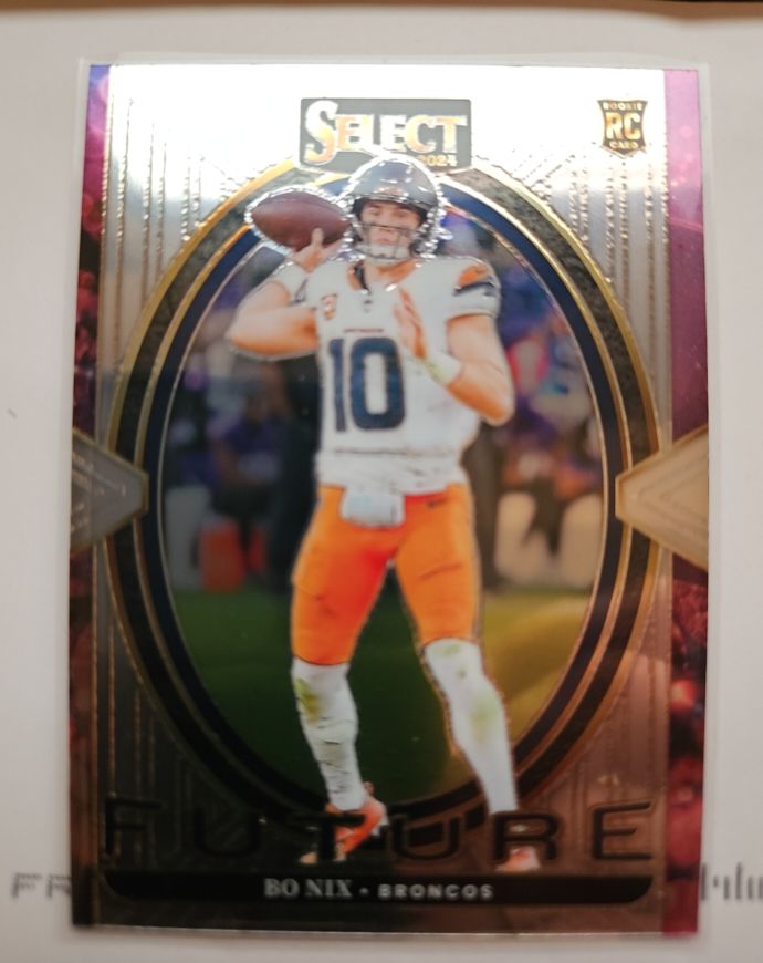 2024 Panini Select #7 Bo Nix Future — front